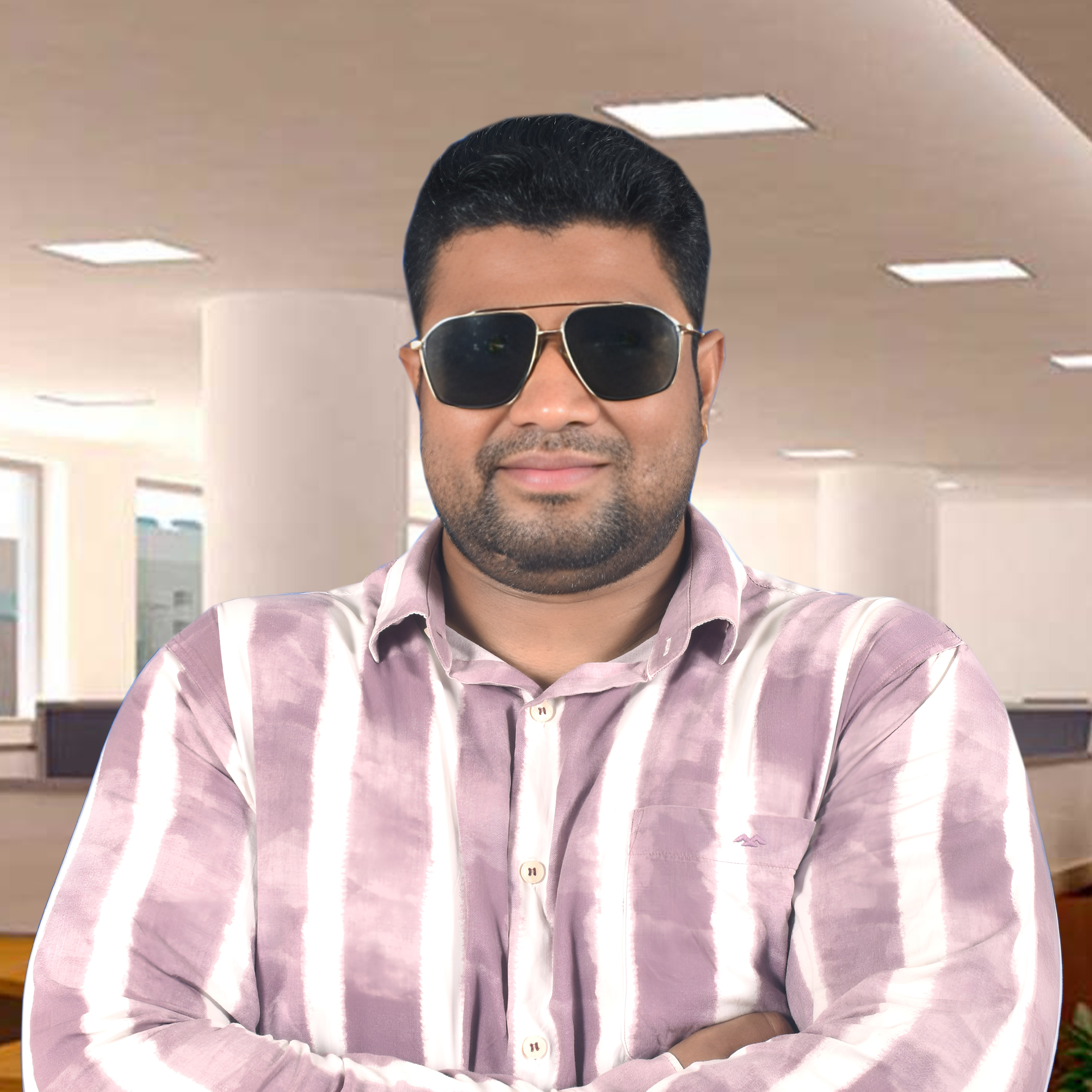 Portrait of partner Deepak Kumar Bhoi